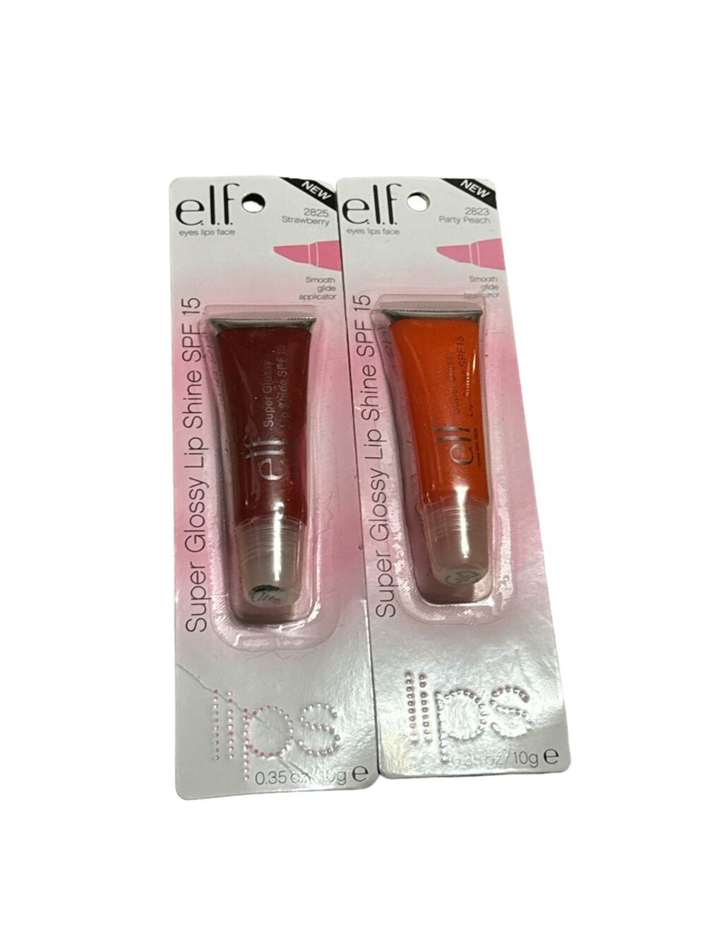 ELF Makeup Beauty Super Glossy Lip Shine Two Pack NWT